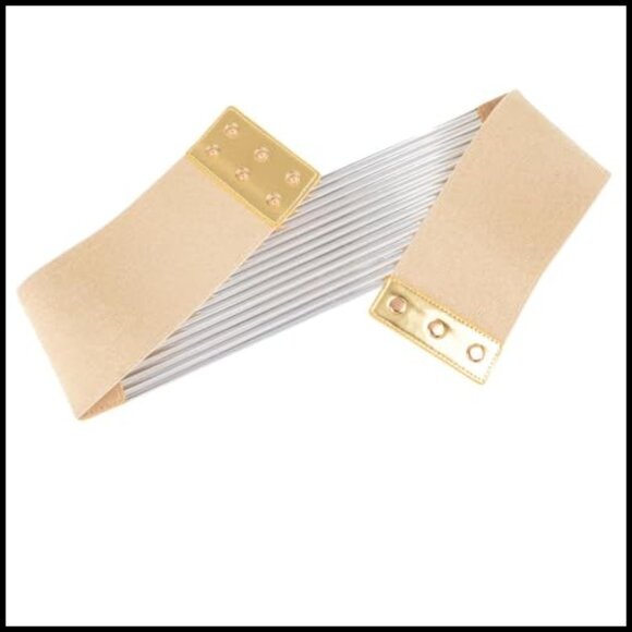 Vintage Rhinestone Sparkle Wide Elastic Waist Belt Plus Size Y2K Elegant main image 4